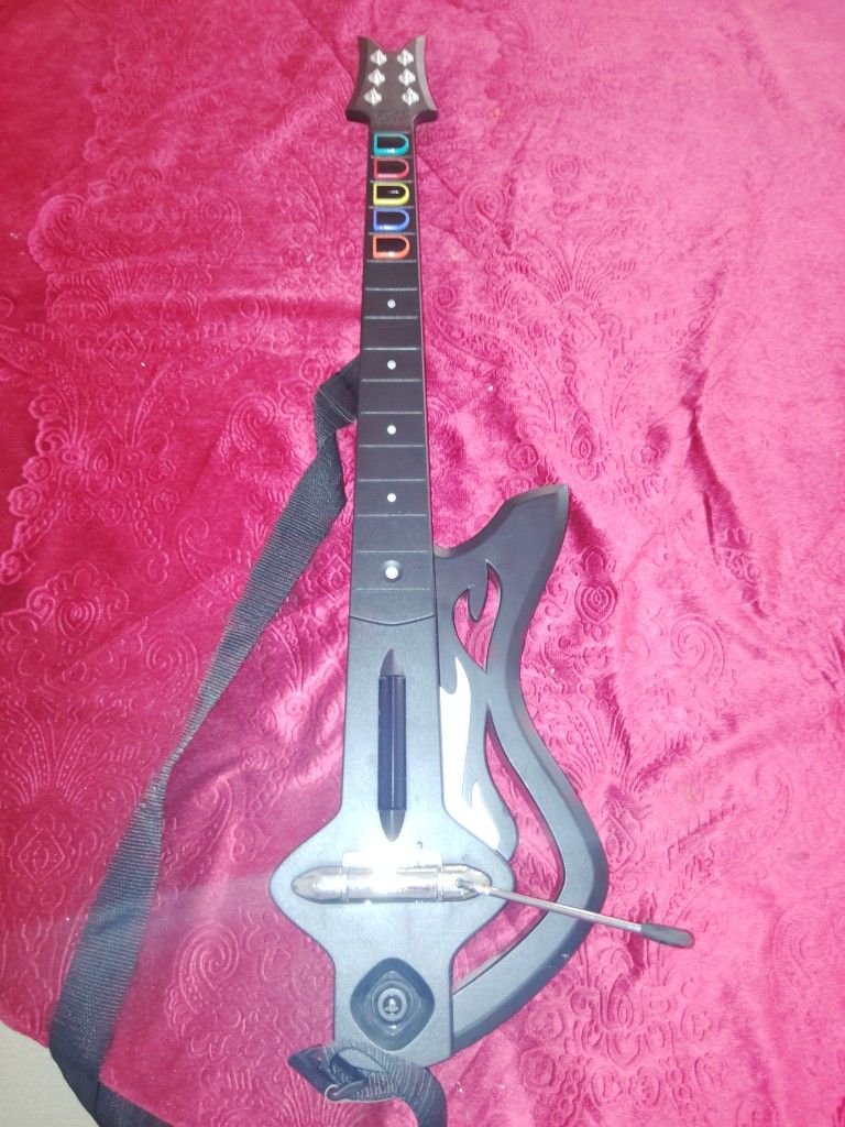 Sony PS3 Guitar Hero Warriors Of Rock Wireless Controller No Dongle READ