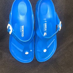 Birkenstock blue rubber Sandals