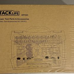 Tacklife Power Tool Parts And Accessories Rotary Tool Accessories Kit (361PC)