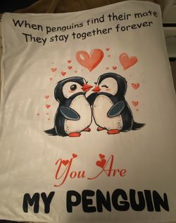 Penguin Couples Blanket