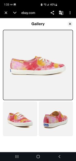 Keds  tie dye shoes woman's size 5