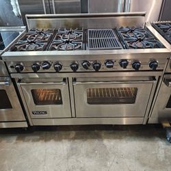 Viking 48in Dual Fuel Range 6 Burners & Grill Propane or Natural Gas