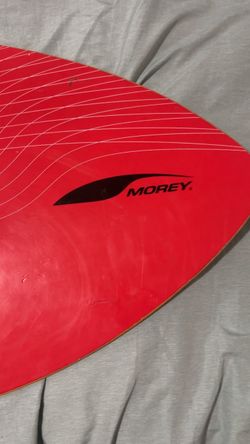 Morey Bodyboard Red with White Stripe Design