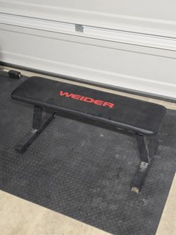 Weider Flat Weight Bench – Good Condition – Home Gym