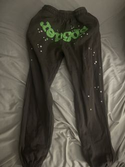Green Sp5der Sweats