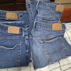(4) American Eagle Mens Pants Size 32x30