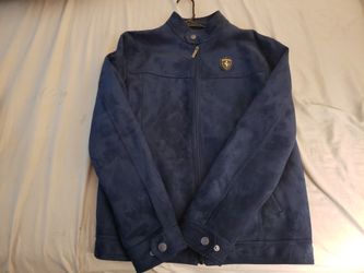Suede leather jacket size M