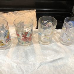 McDonald’s  Disney World 100 Years Of Magic 25  Years  Anniversary Glasses