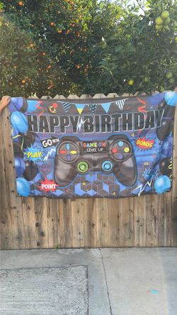 Birthday Backdrop Banner