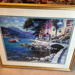 Italian Riviera print