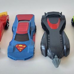 Hot Wheels "DC Comics" Plastic Wind-Up Cars from McDonald's Happy Meal 