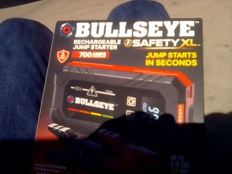 Brand New Bullseye Safety XL 700A Rechargeable Jump Starter