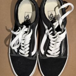 Old School Vans Size 8 In Women