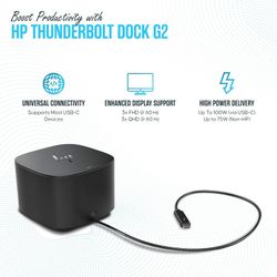 HP Thunderbolt Dock And 230W AC Adapter