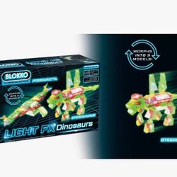 3 IN 1 LIGHT UP DINOSAUR BLOCKS