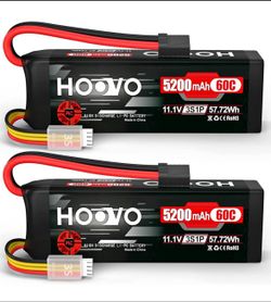 11.1V 3S LiPo Battery 5200mAh 60C with Tr Plug for RC Car RC Truck Airplane Helicopter Boat Car