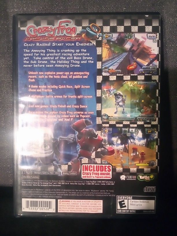  Crazy Frog Arcade Racer - PlayStation 2 : Video Games