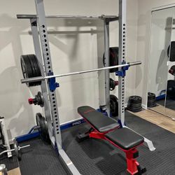 Gym Rack with bench