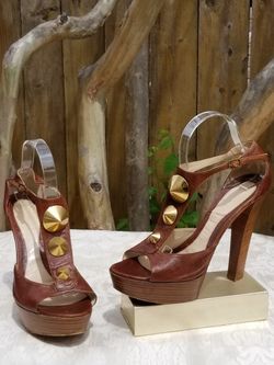 Alexander McQueen Studded Leather tall sandals