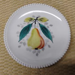 Milk Glass Plate $5 Vintage