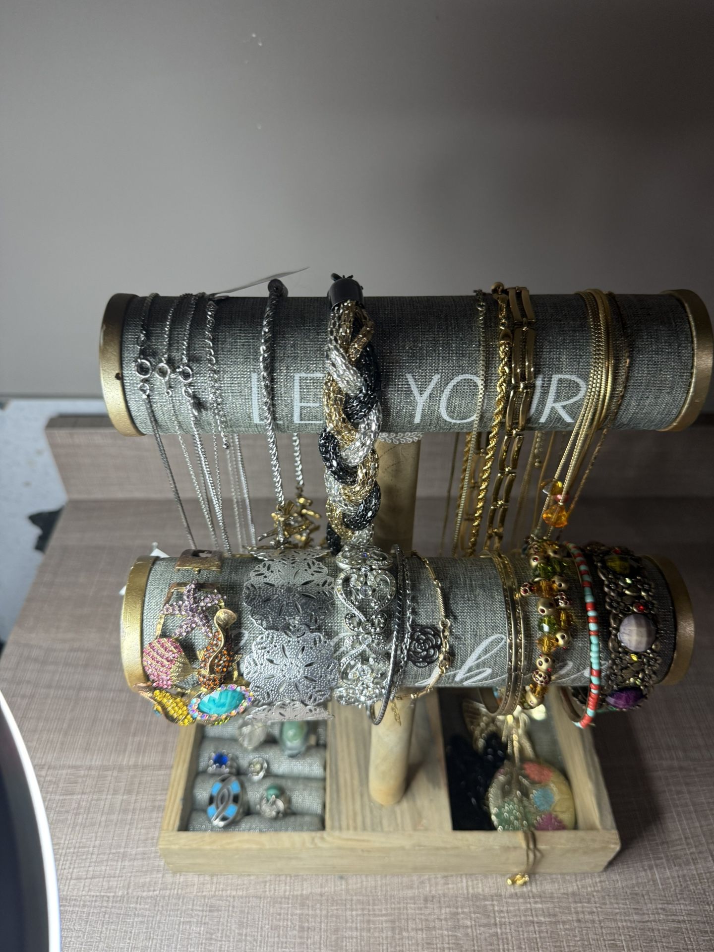 Jewelry Lot – Mixed Fashion Accessories – Necklaces, Bracelets, Rings, Earrings