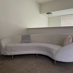 Velvet sofa 