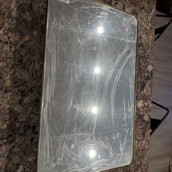 Modern Gold Finish Mirror Medicine Cabinet