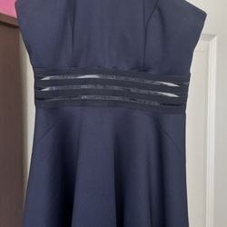 Navy blue women’s dress- size small