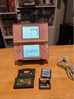 Nintendo Ds Lite Pink Bundle