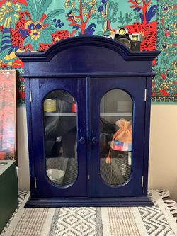 Small blue cabinet