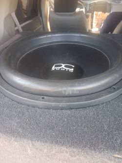 DC 18" sub and amp