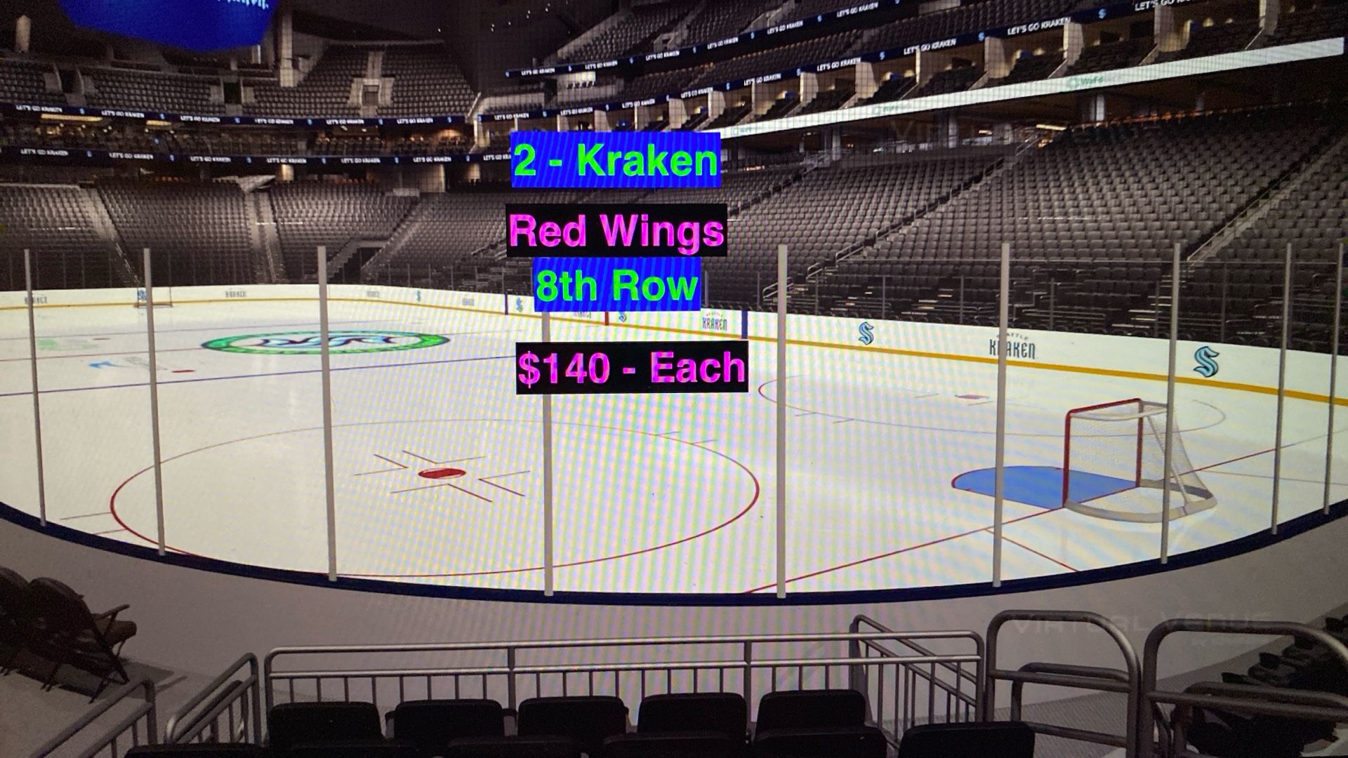 Kraken Red Wings Tickets