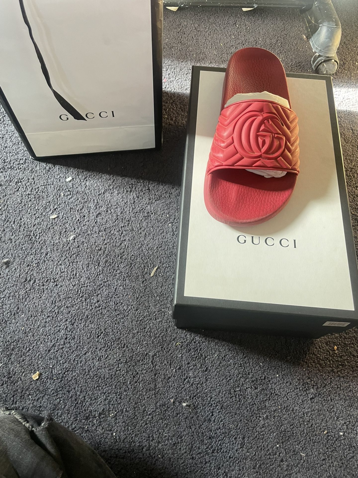 Mens Double G Gucci Slide 