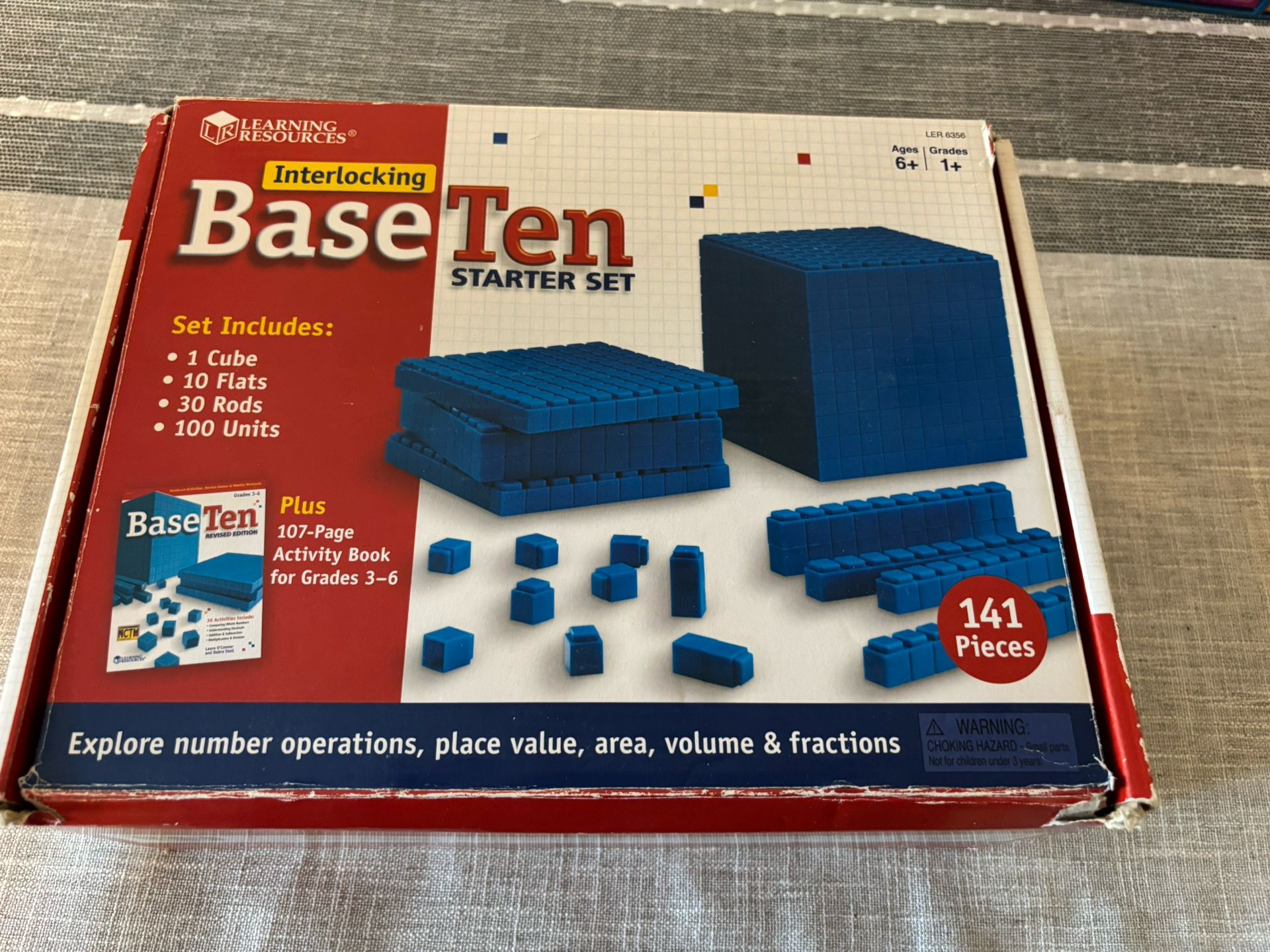 Learning Resources Base Ten Math Set Homeschool