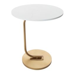 marble design side table - assembled 