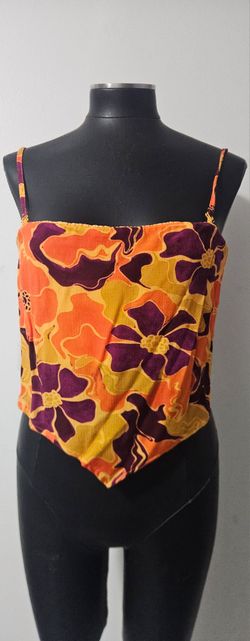 Floral Crop Cami Top