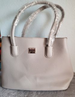 Jessica Moore Grey Satchel Purse 