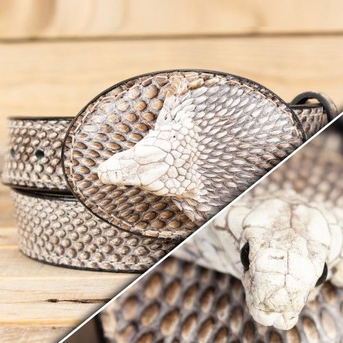 Real Snake Skin Belt