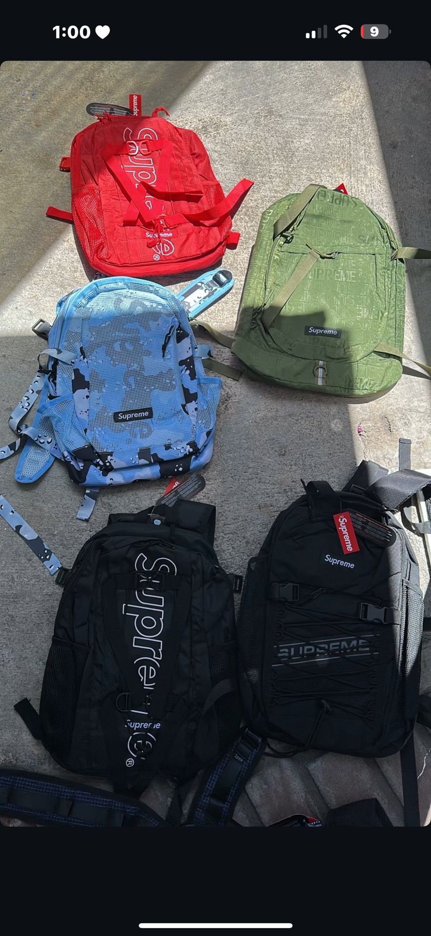 SUPREME BACKPACKS