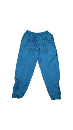 Vintage 80’s 90’s Nike Windbreaker Running Zipper Track Pants Teal