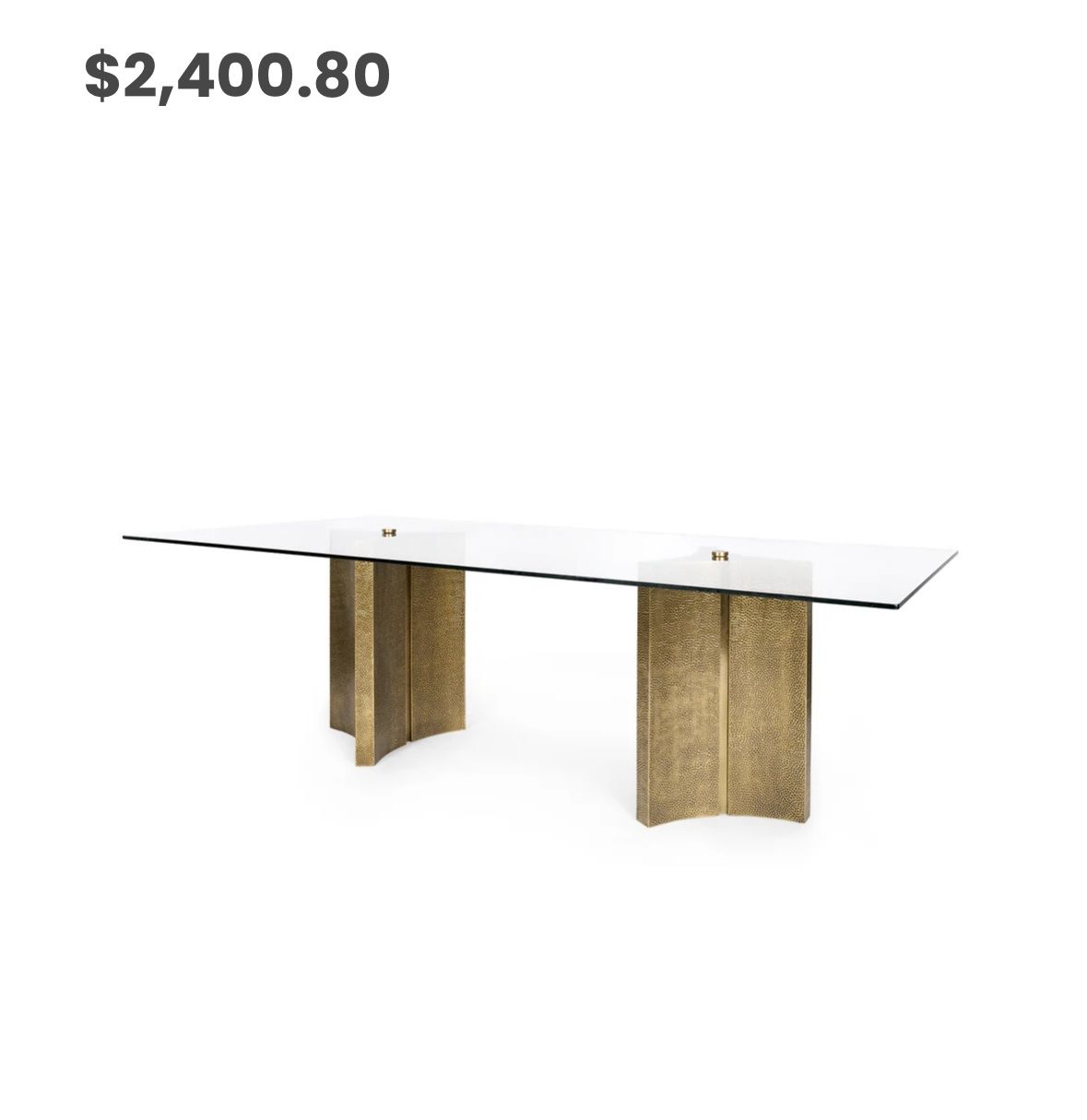 Glass Dining Table With Thick Glass