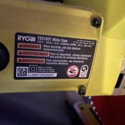 Ryobi Compound 10” Miter Saw