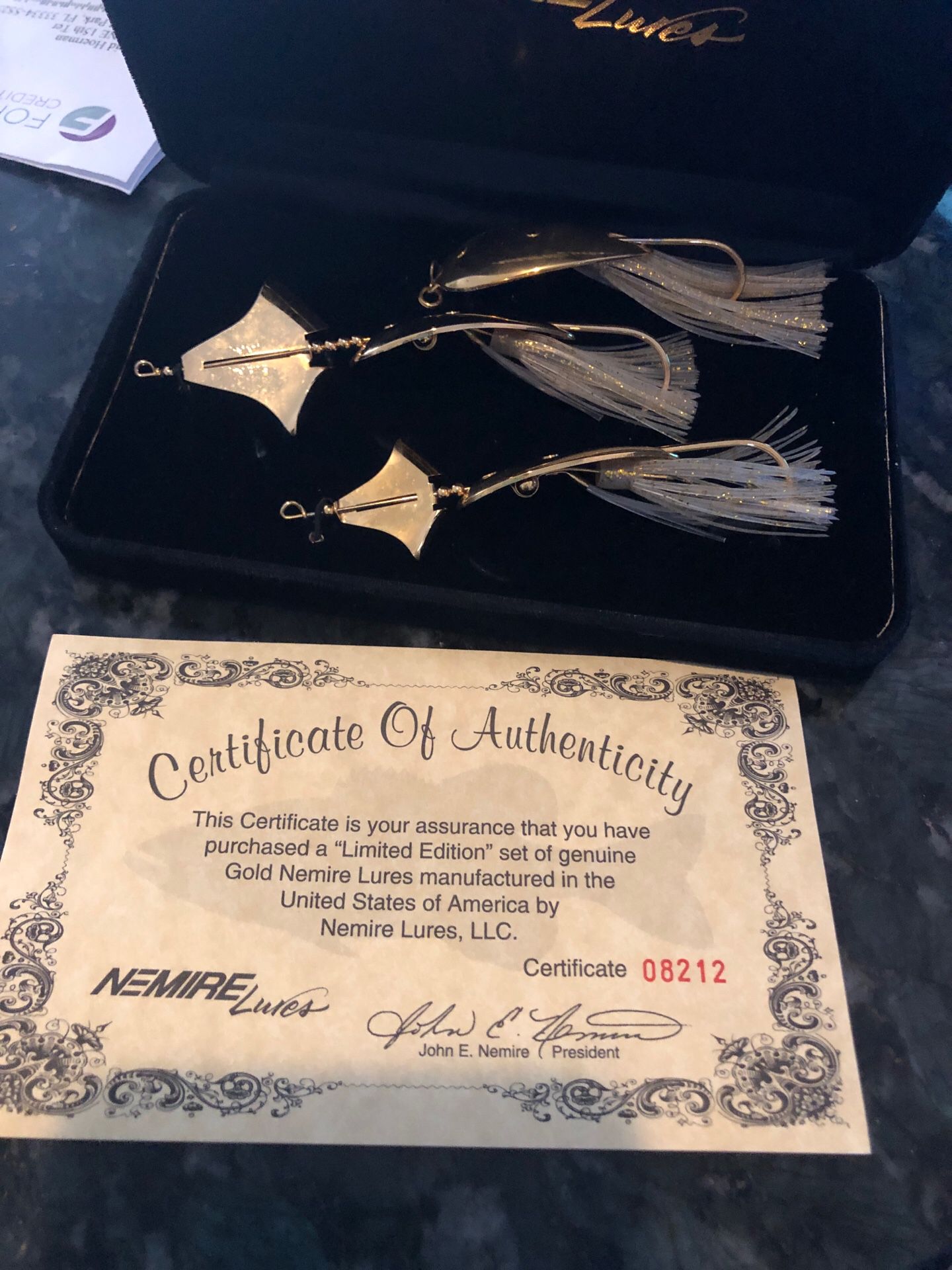 Gold plated Limited addition fishing Lures for Sale in Oakland