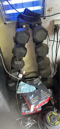 Dumbbell Set with Rack