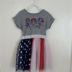 LOL Dolls Surprise Americana Dress Size 6 Gently Used - Perfect for 4Th of July!  