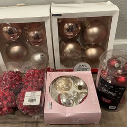 Assorted Holiday Christmas Ornaments
