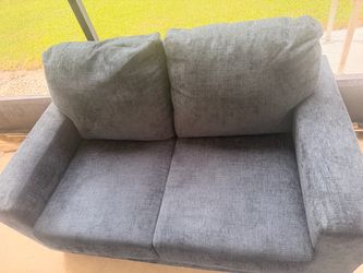 Navy Blue Loveseat Couch