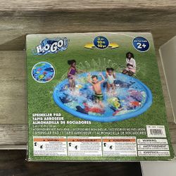 Sprinkler Pad + Ride On Giant Alligator 