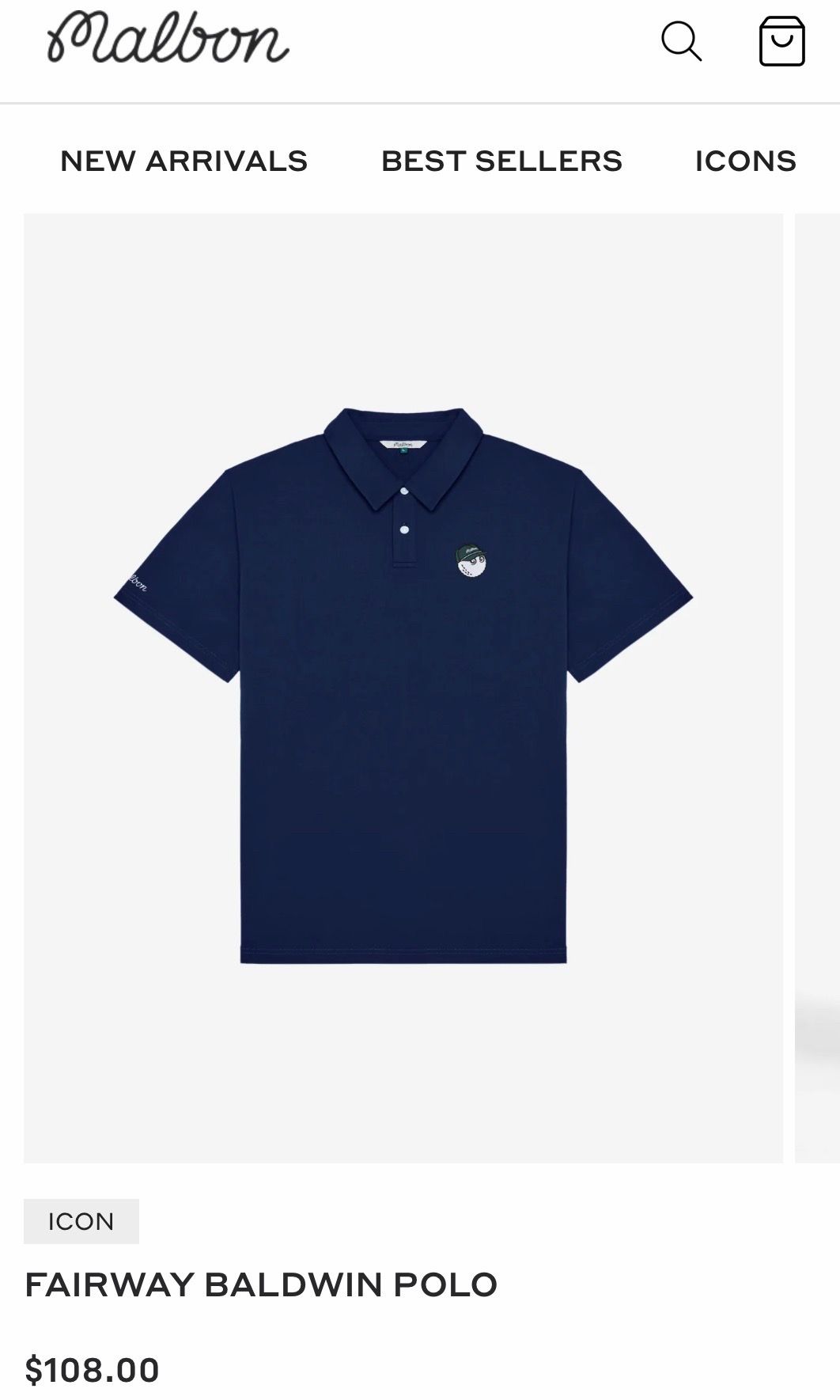 NEW Malbon Polo Size 2X youth
