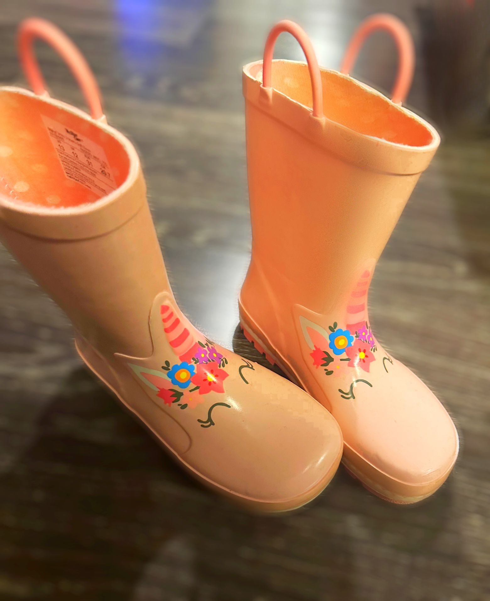 Girls Rain boots Size 13 Kids  